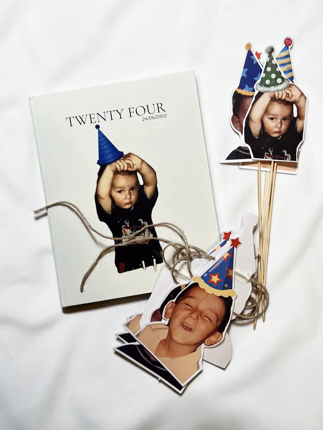 Photobook «Twenty Four» de cumpleaños, hecho por Alma Libre