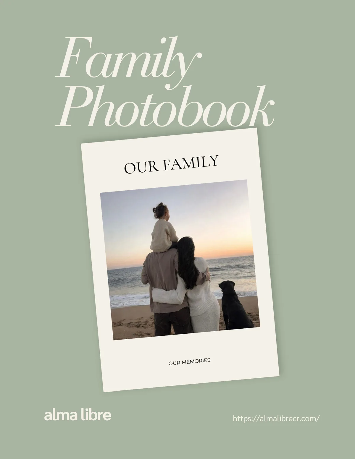 Familia — Un álbum para reunir las fotografías que cuentan la historia de una familia y convertirlas en un recuerdo para todos.